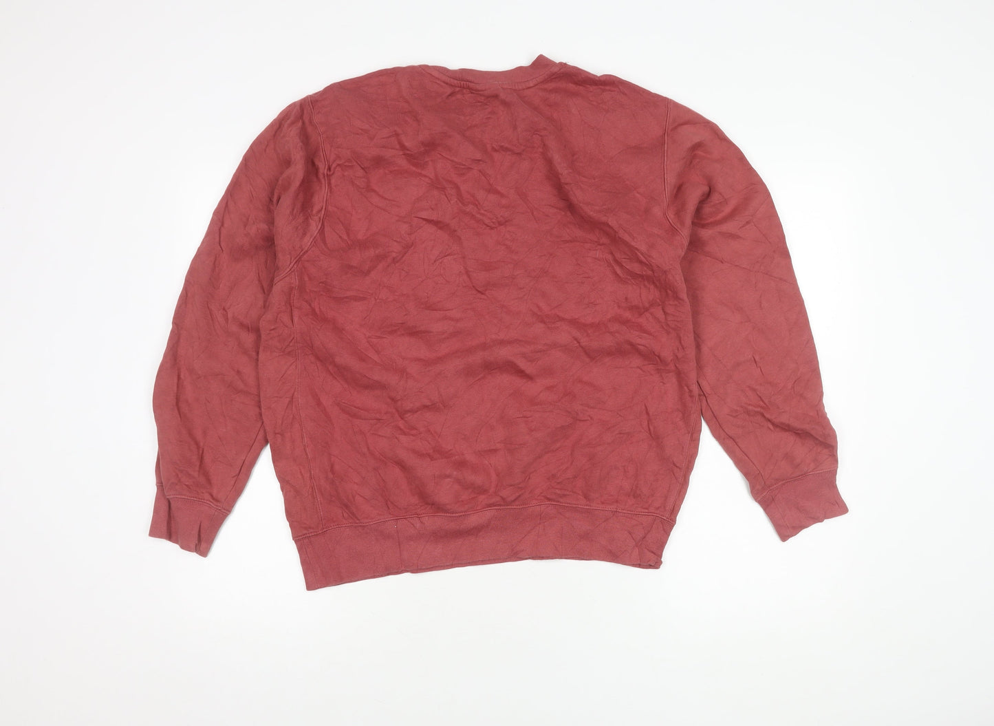 Nike Men's Red Pullover Sweatshirt M Logo