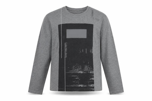 Mens UK XL  Calvin Klein Jeans Grey Pullover Sweatshirt
