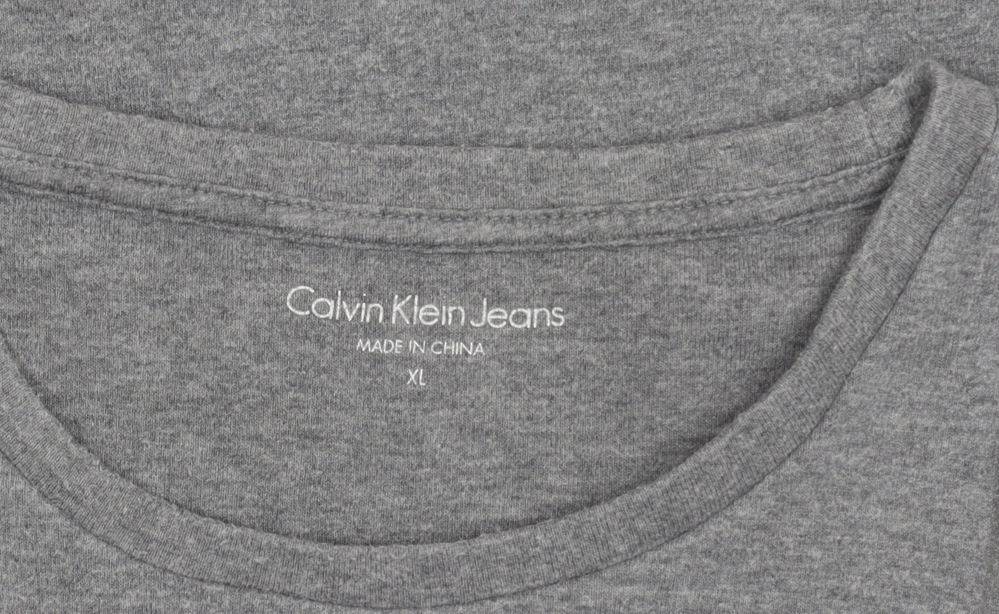 Calvin Klein Jeans Men's Grey XL Graphic Sweatshirt