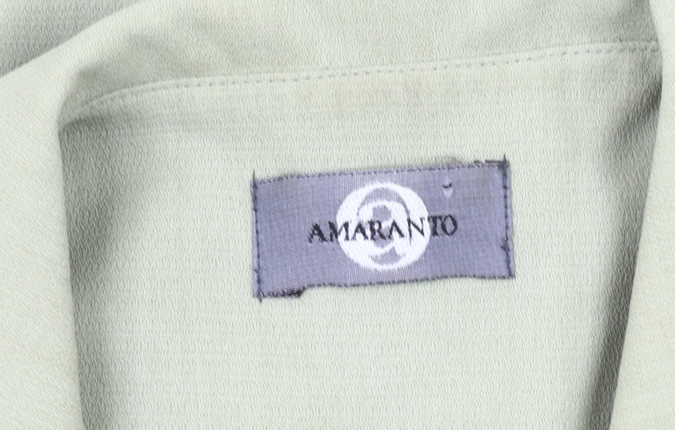 Amaranto Women's Green Blazer Size 16