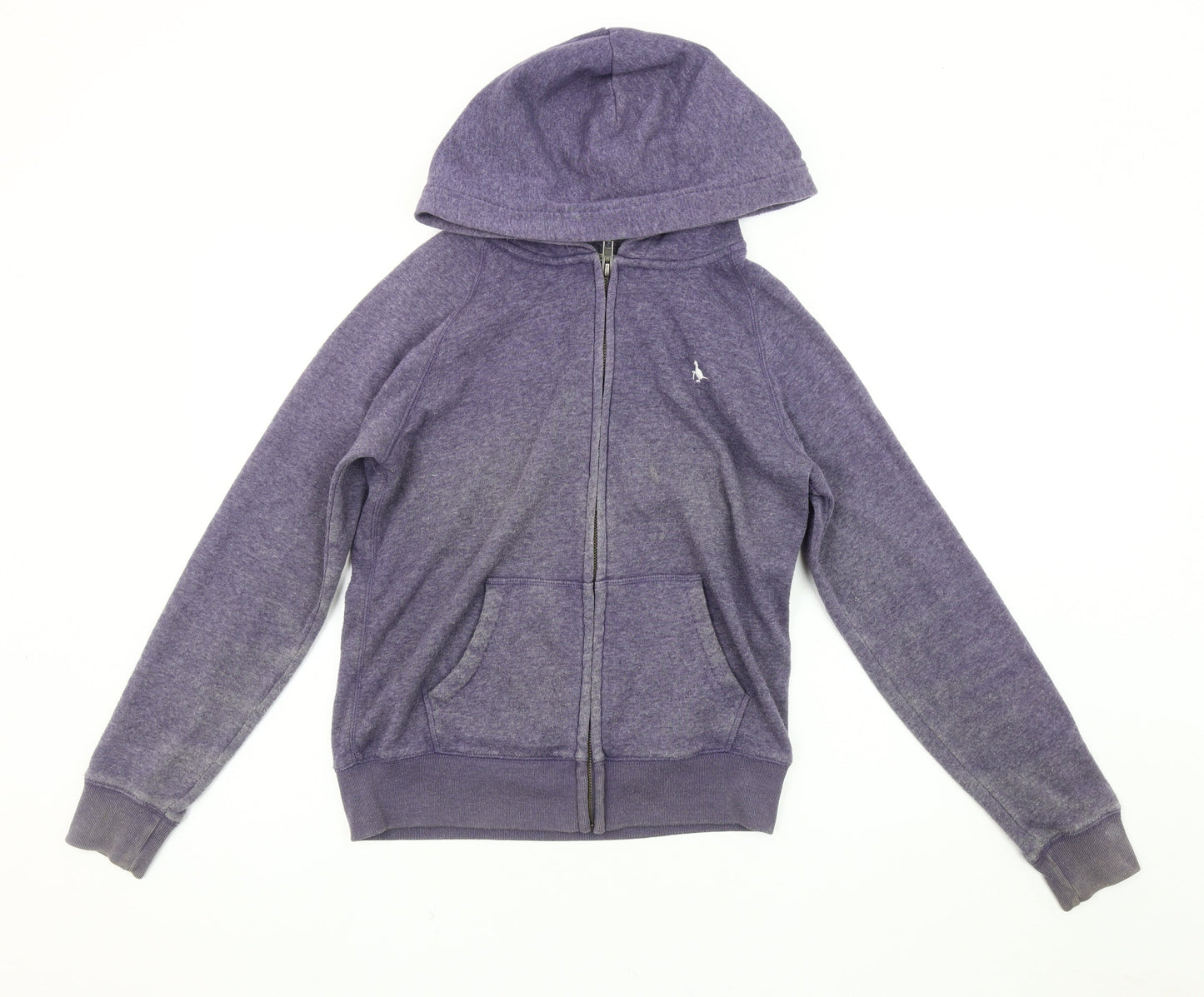 Jack Wills Women's Purple Hooded Jacket, Size 10