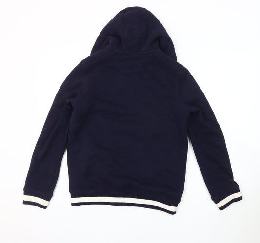 Marks and Spencer Boys Navy Hooded Jacket 11-12 Years