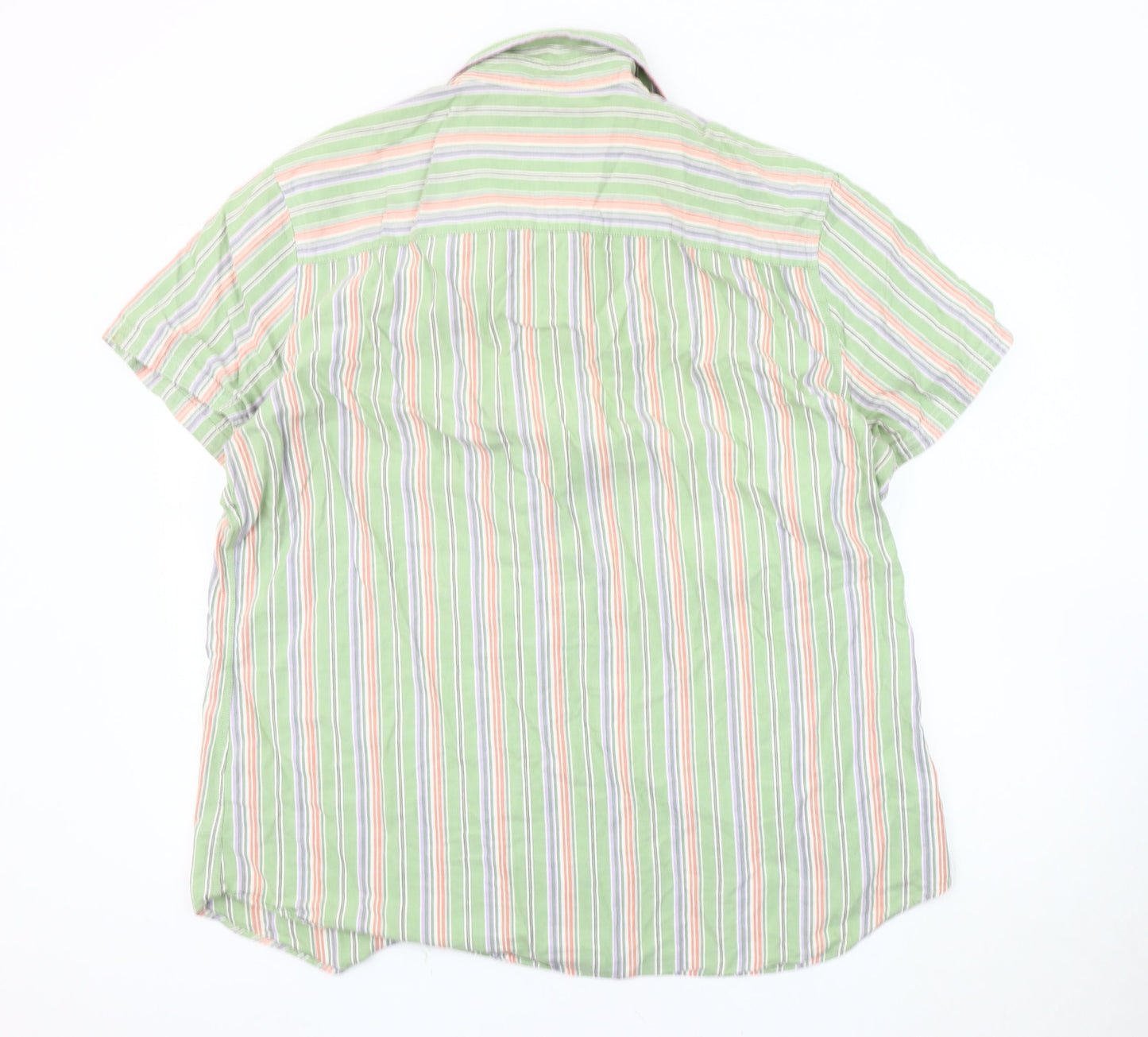 Next Men's Multicoloured Striped Shirt 2XL