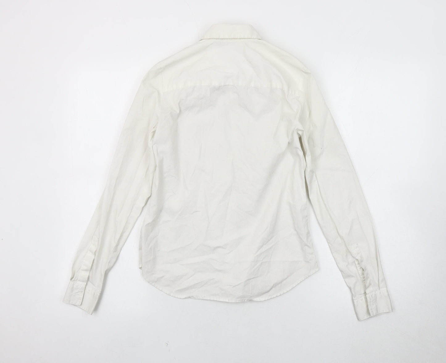 ASOS DESIGN Women's White Cotton Button-Up Shirt