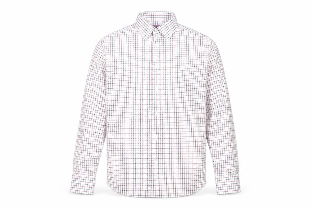 Lorenzo Uomo Men's Check Slim Fit Shirt Size 16.5