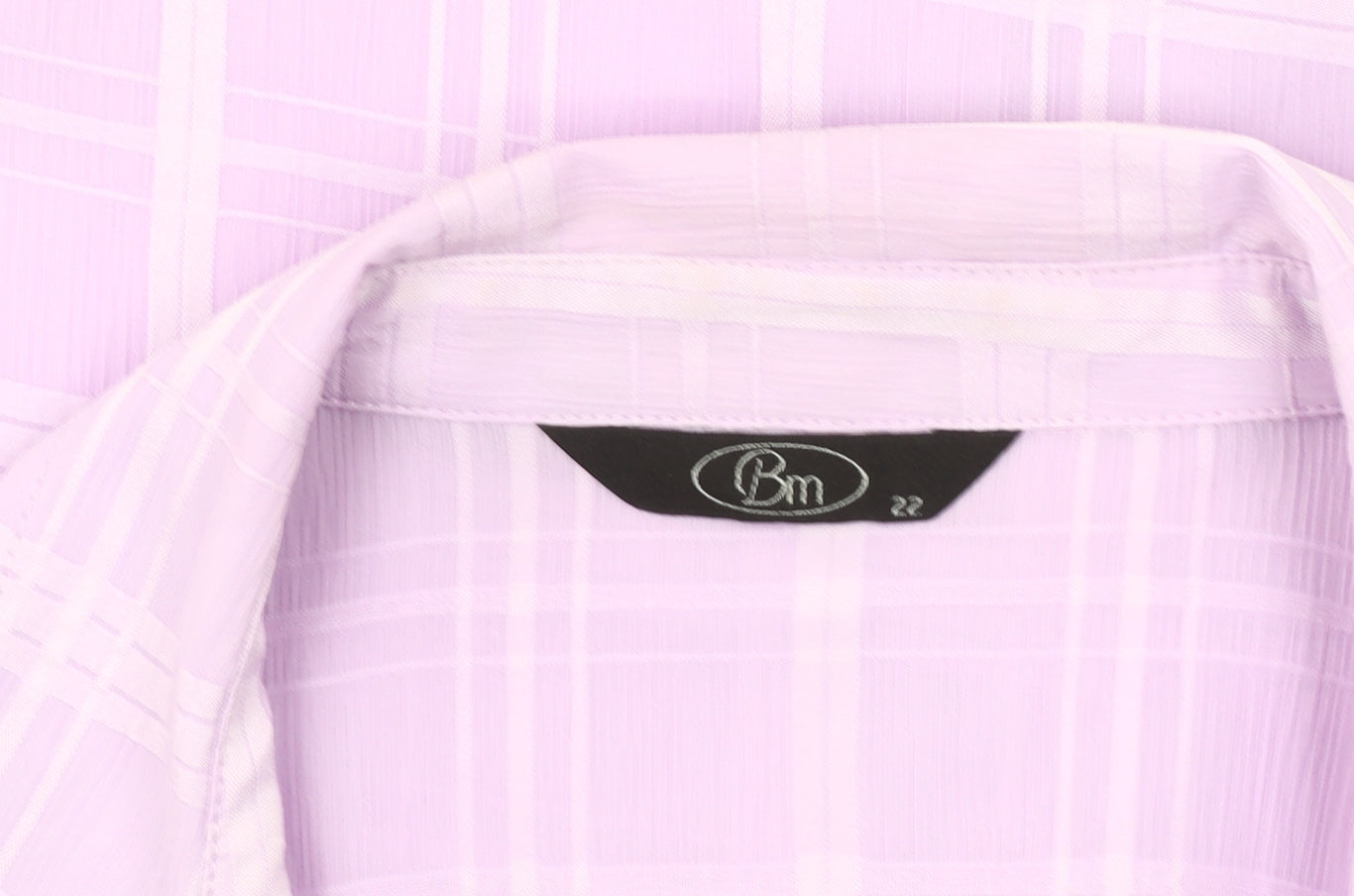 Bm Women's Plus Size Purple Plaid Button-Up Shirt