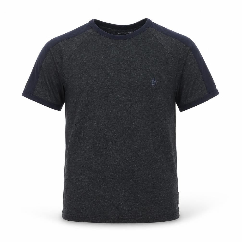 French Connection Men's Black T-Shirt, Size S, Short Sleeve