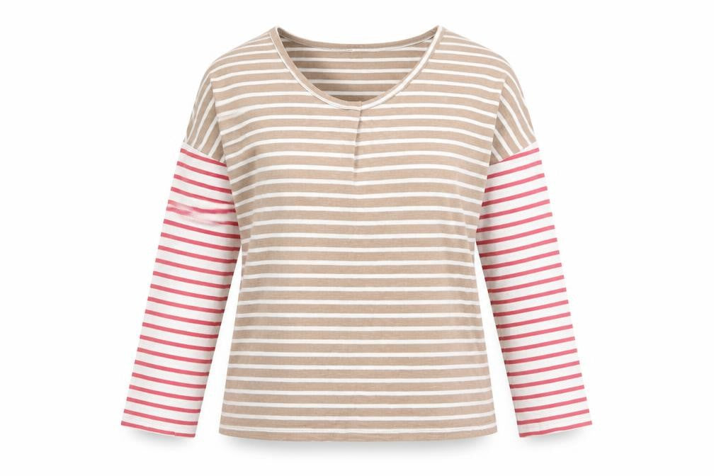 Womens UK Size 8 White Stuff Multicoloured 100% Cotton T-Shirt