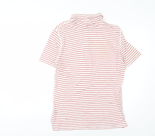 Armani Jeans Women’s Red Striped Polo Size 12