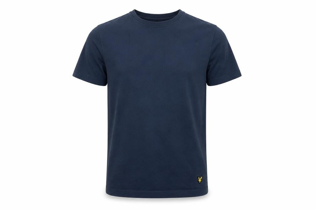 Lyle & Scott Men's Blue Polo Shirt - Small