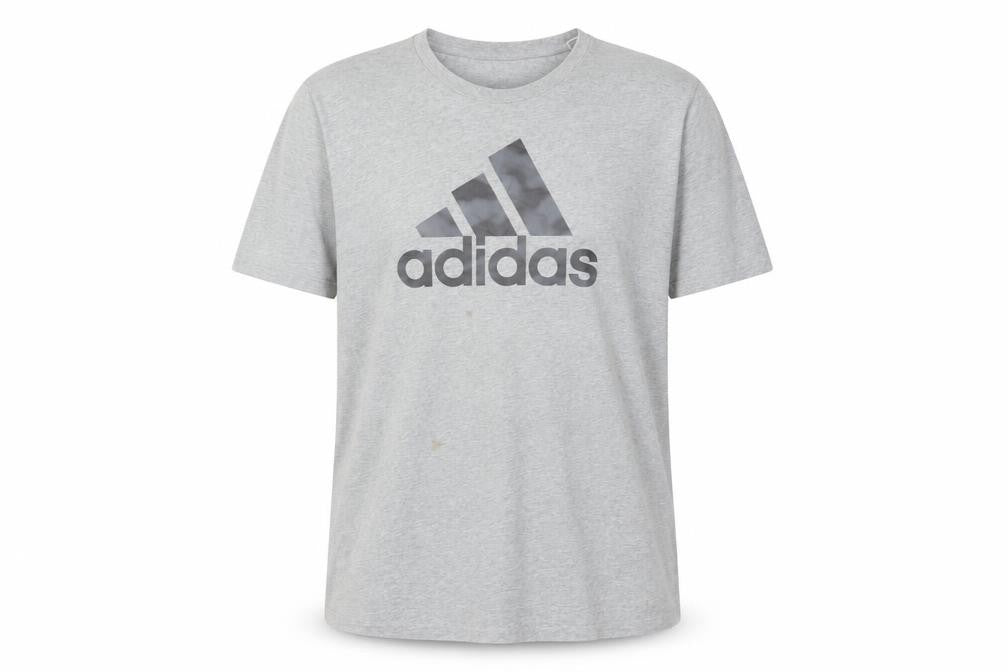 Mens UK Size 2XL adidas Grey  Cotton T-Shirt