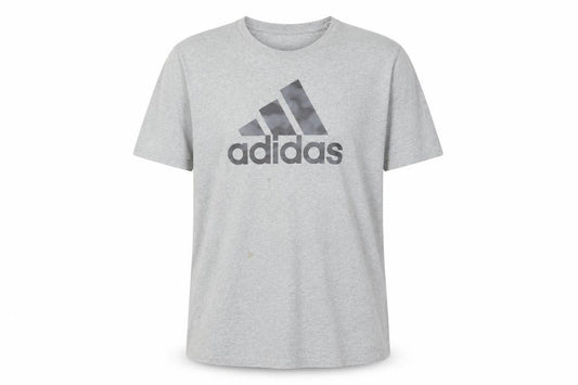 Mens UK Size 2XL adidas Grey  Cotton T-Shirt