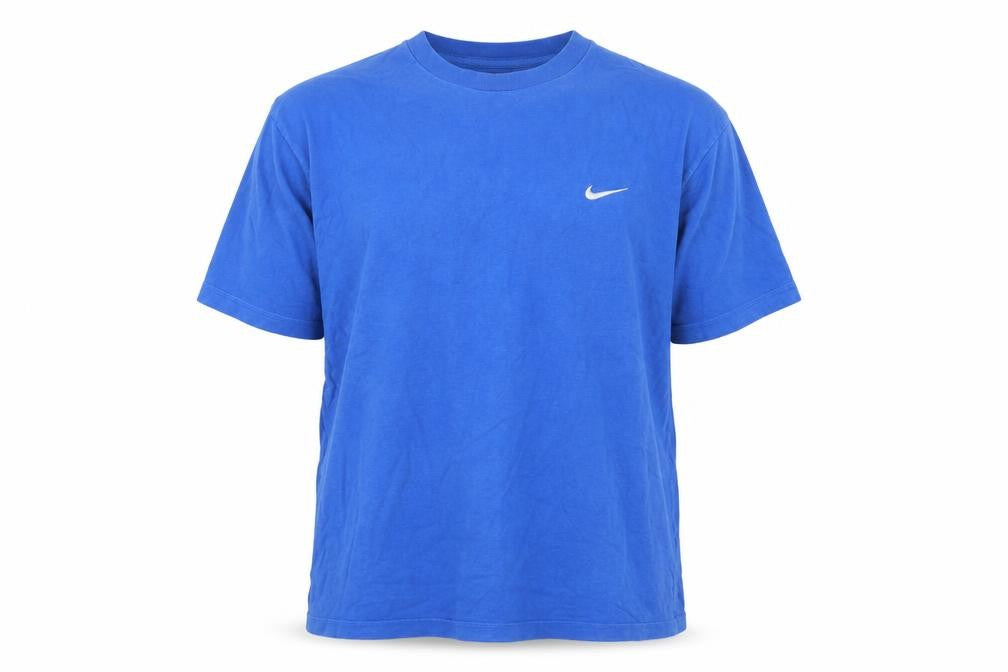 Mens UK Size L Nike Blue  Cotton T-Shirt