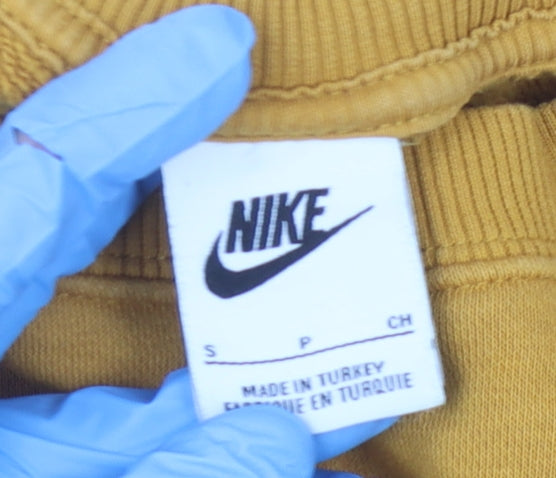 Nike Unisex Yellow Pullover Sweatshirt S