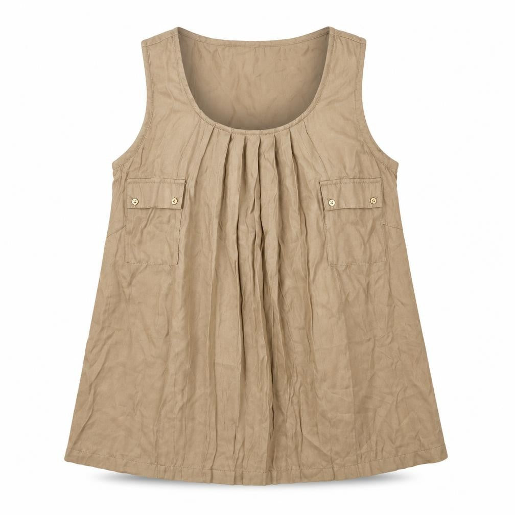 Collection By Vero Moda Women's Beige Tank - Size 6