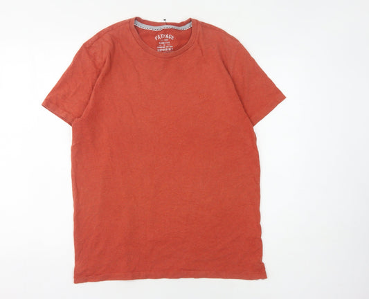 FatFace Men’s Red Crew Neck T-Shirt Medium