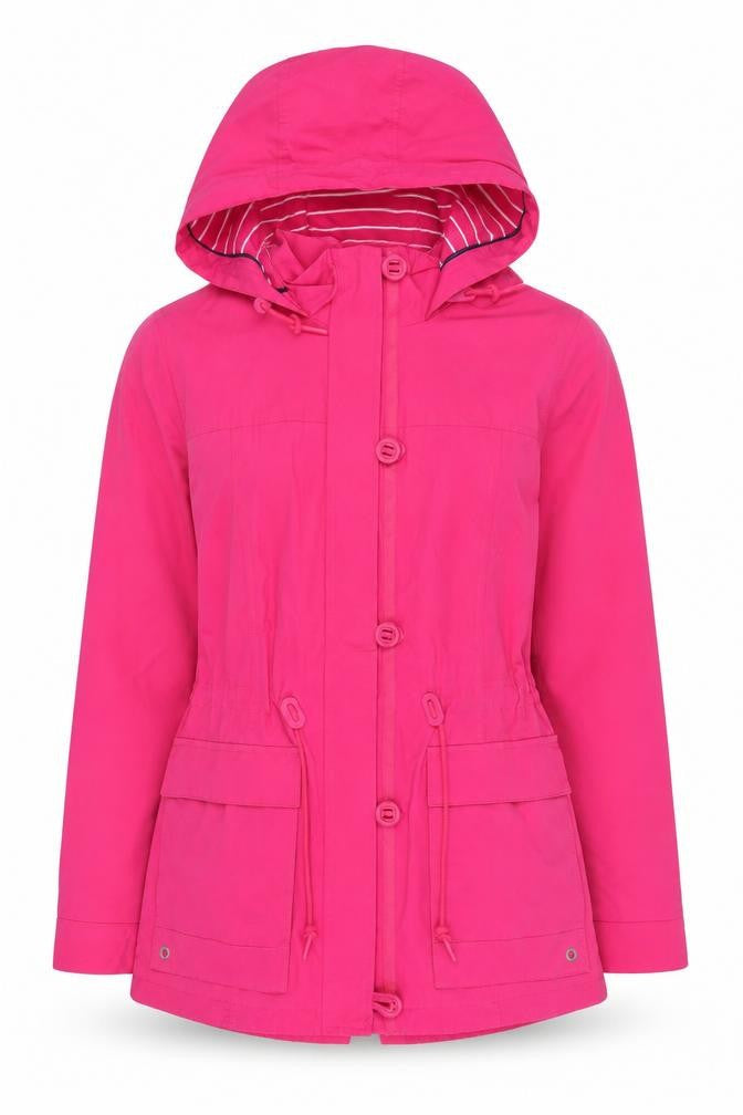 Marks & Spencer Women's Pink Size 6 Hooded Rain Coat