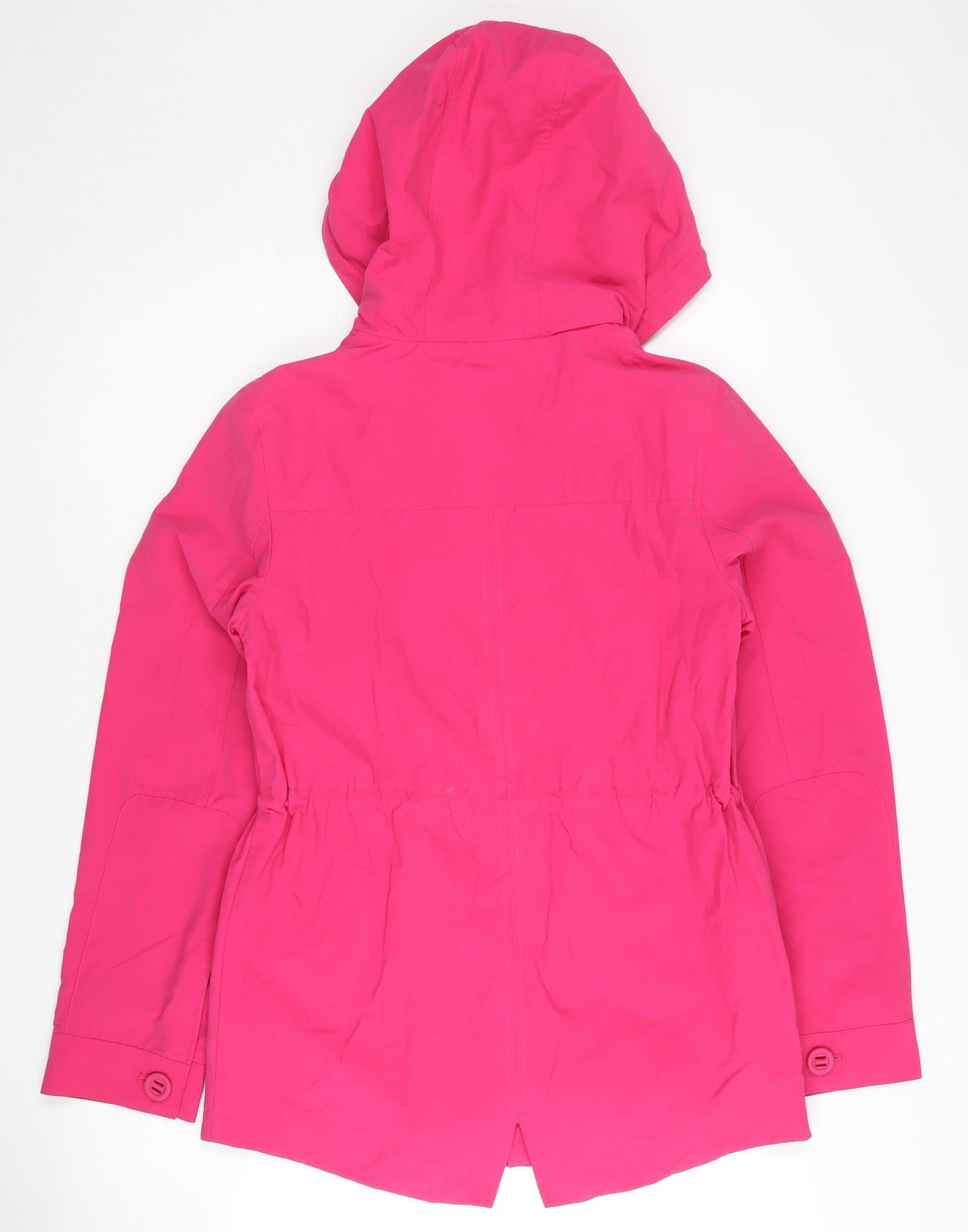 Marks and Spencer Women's Pink Size 6 Hooded Rain Coat