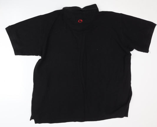 Sprayway Men's Black Polo Shirt 2XL Short Sleeve Casual
