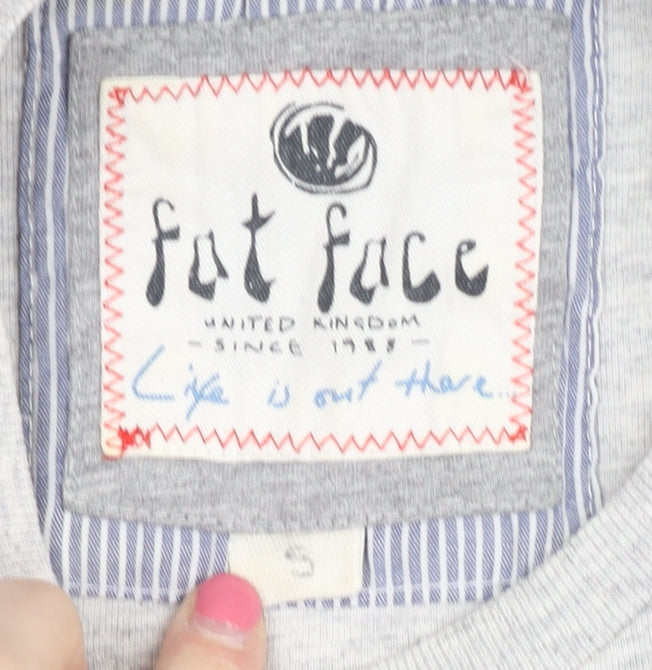 Fat Face Men's Grey Graphic Outdoor T-Shirt Size S