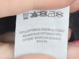 Disney Unisex Black Graphic T-Shirt M