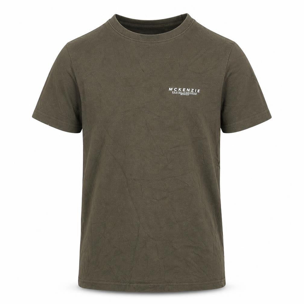 McKenzie Boys Green T-Shirt 10-11 Years Short Sleeve Casual