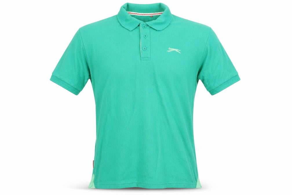 Slazenger Men's Green Polo Shirt M