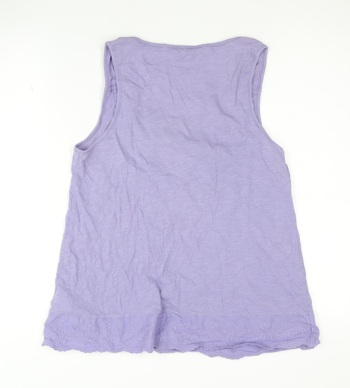 Marks and Spencer Women's Purple Tank Top Size 12