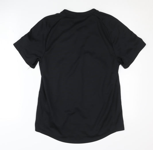 Nike Men's Black Dri-FIT T-Shirt, Small, Athletic Fit