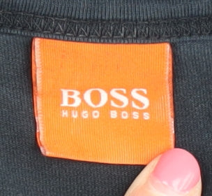 Hugo Boss Men's Black XL Long Sleeve T-Shirt