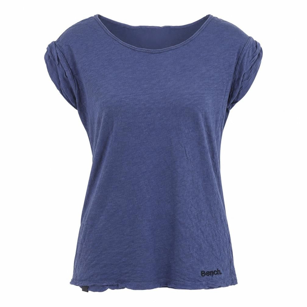 Womens UK Size XS Bench Blue Cotton Blend T-Shirt