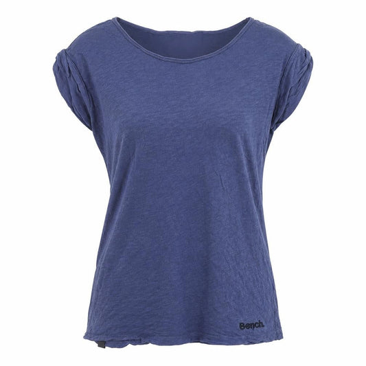 Womens UK Size XS Bench Blue Cotton Blend T-Shirt