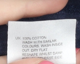 White Stuff Women's Blue Striped T-Shirt Size 12
