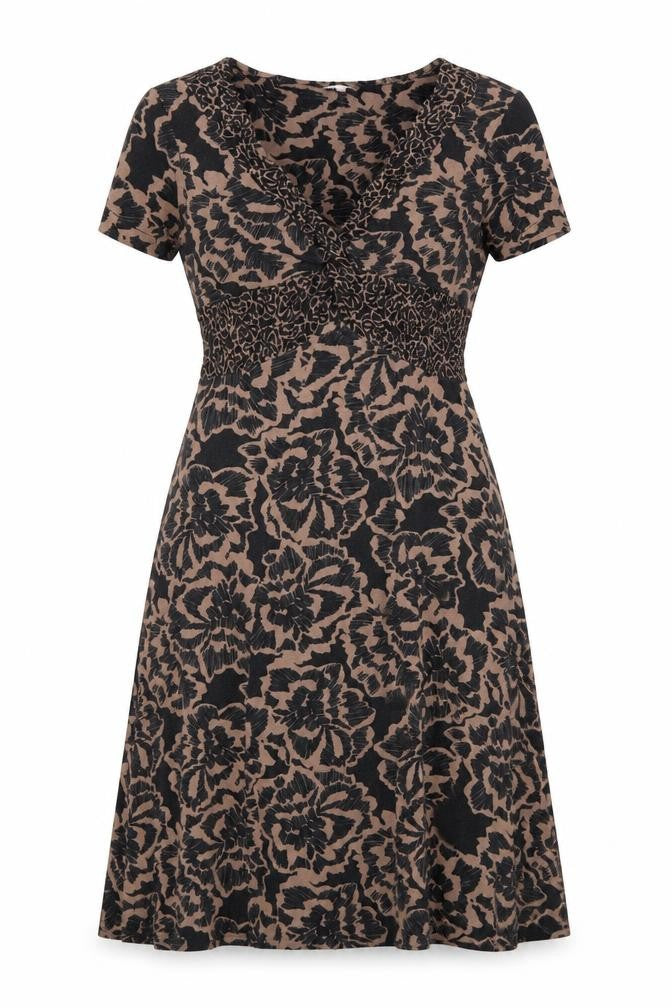 Rocha John Rocha Women's Black Floral Dress Size 10