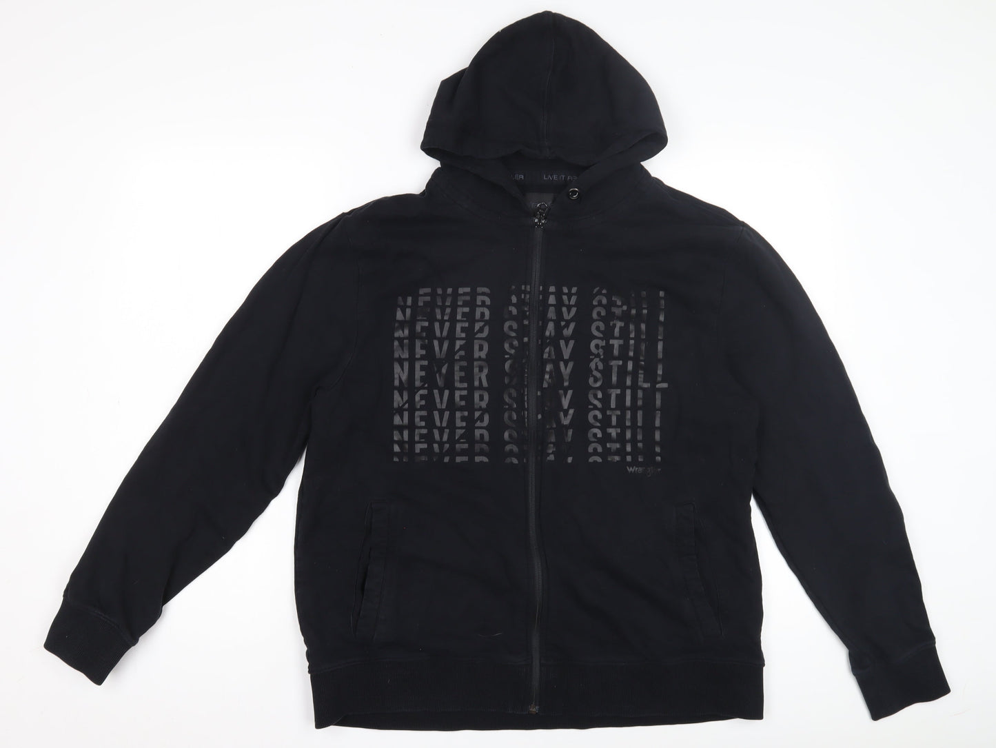 Wrangler Men's Black XL Full Zip Hoodie