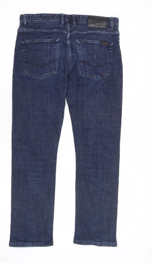 Jeff Banks Men's Blue Straight Jeans Size L
