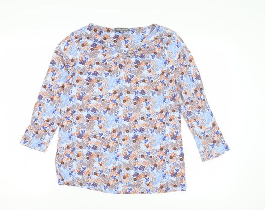 Laura Ashley Women's Floral Blouse, Multicoloured, UK 10