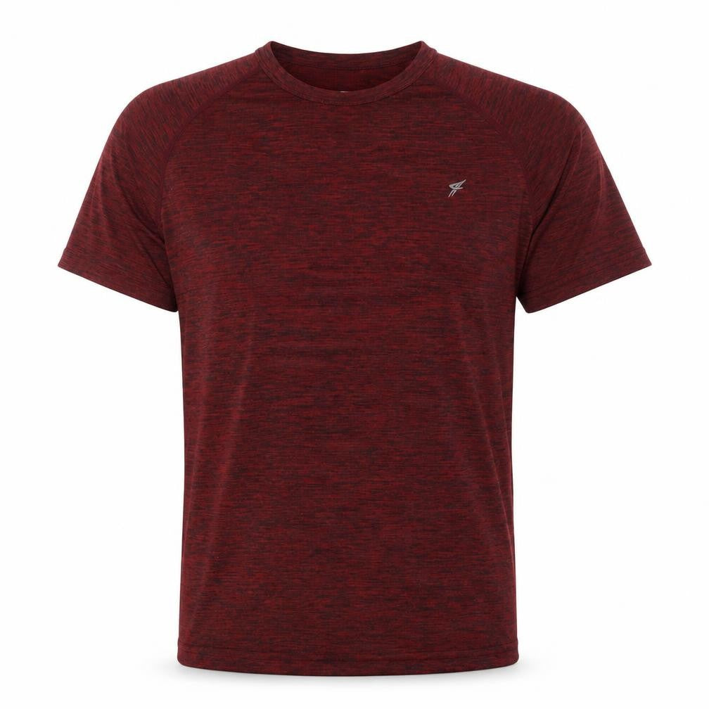 WORK OUT Men's Red Short Sleeve Crew Neck T-Shirt M