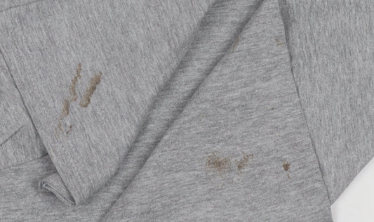 Grey Men's Medium Zombie Graphic T-Shirt