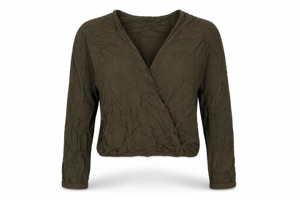 Womens UK Size 8 Jack Wills Green Cotton Blouse