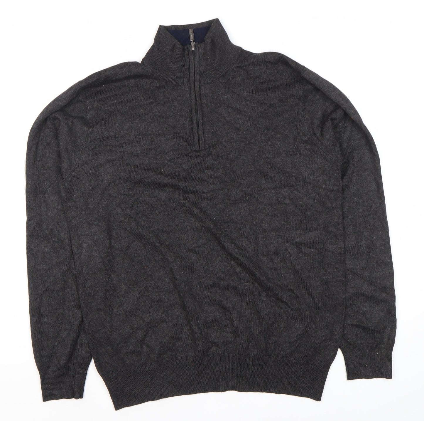 Feraud Jeans Men's Grey Pullover Jumper, Size L