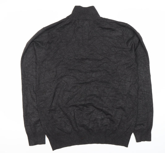 Feraud Jeans Men's Grey Pullover Jumper, Size L