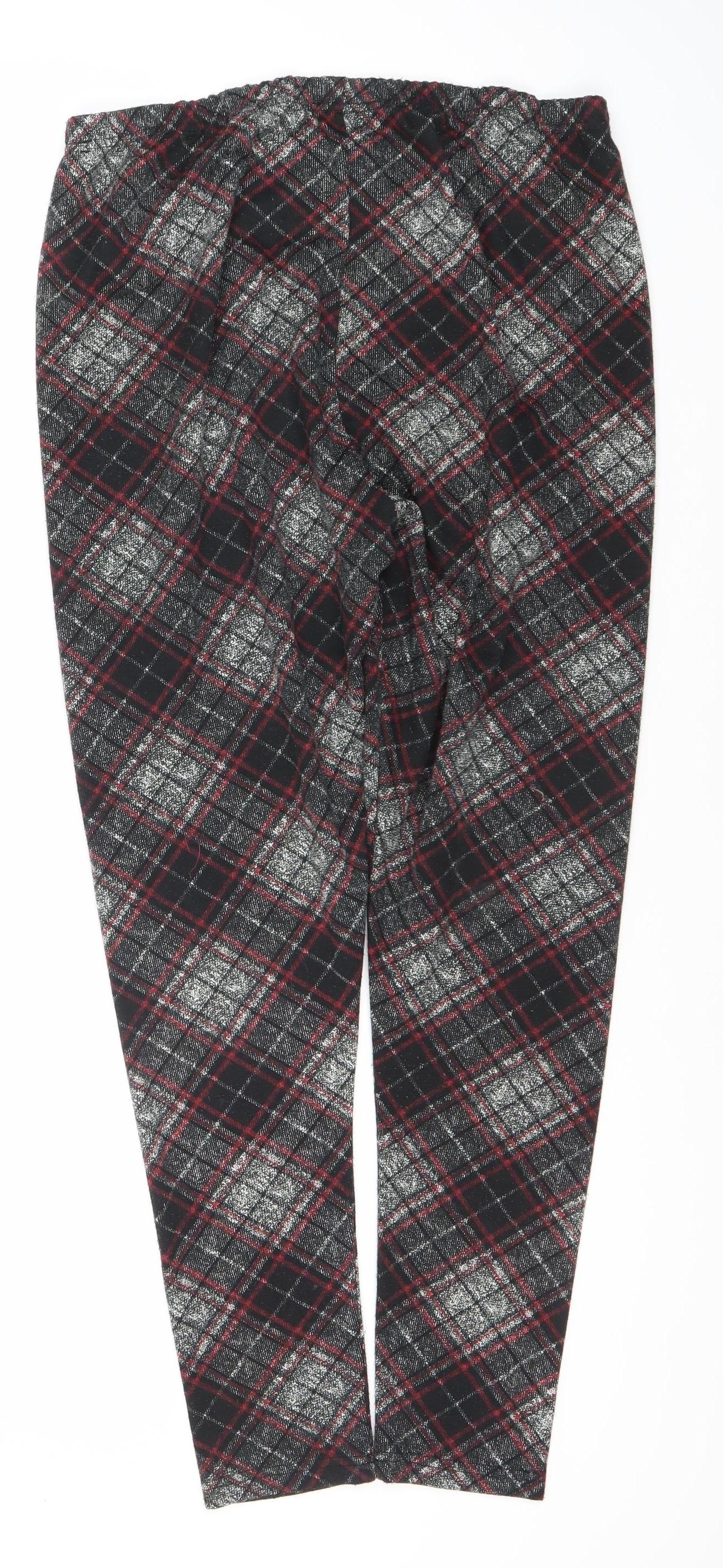Klass Women's Multicoloured Check Trousers Size 16