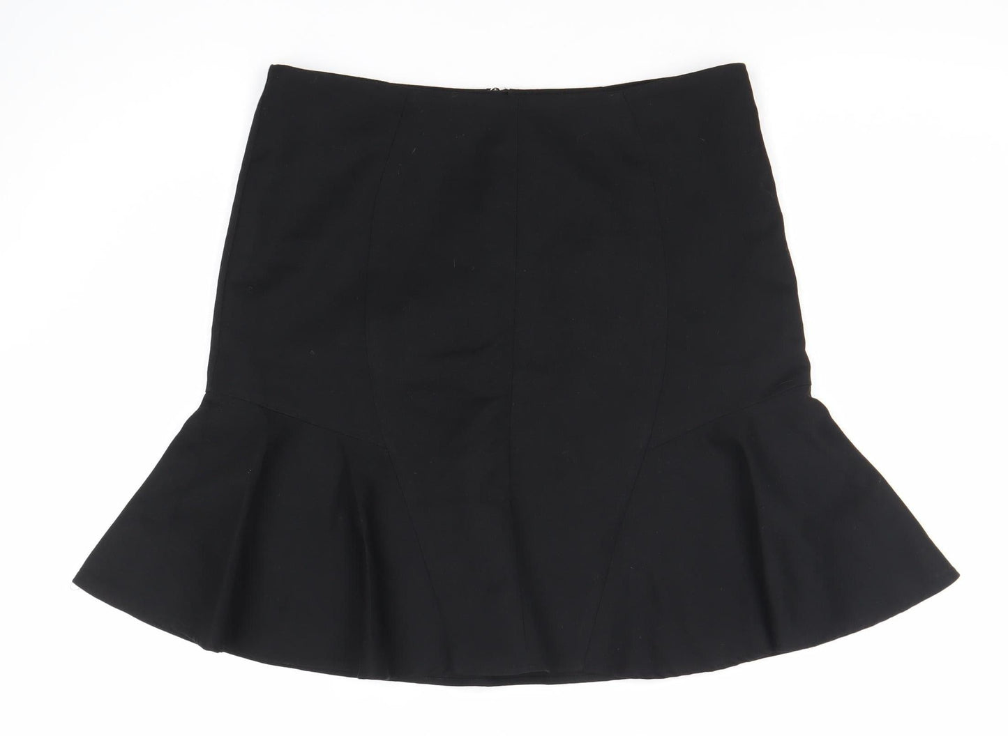 Next Women's Black Flare Skirt, Size 10, Excellent Condition
