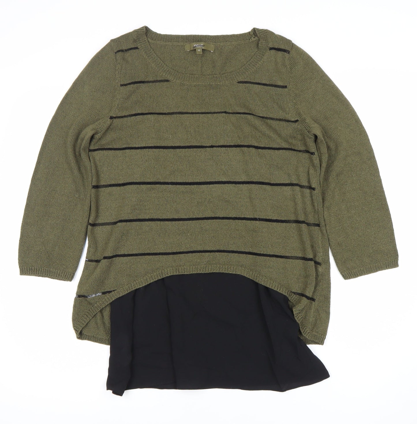 Next Women's Green Pullover Jumper, Size 10