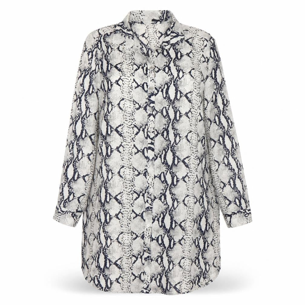 Quiz Women's Animal Print Shirt Dress, Size 14