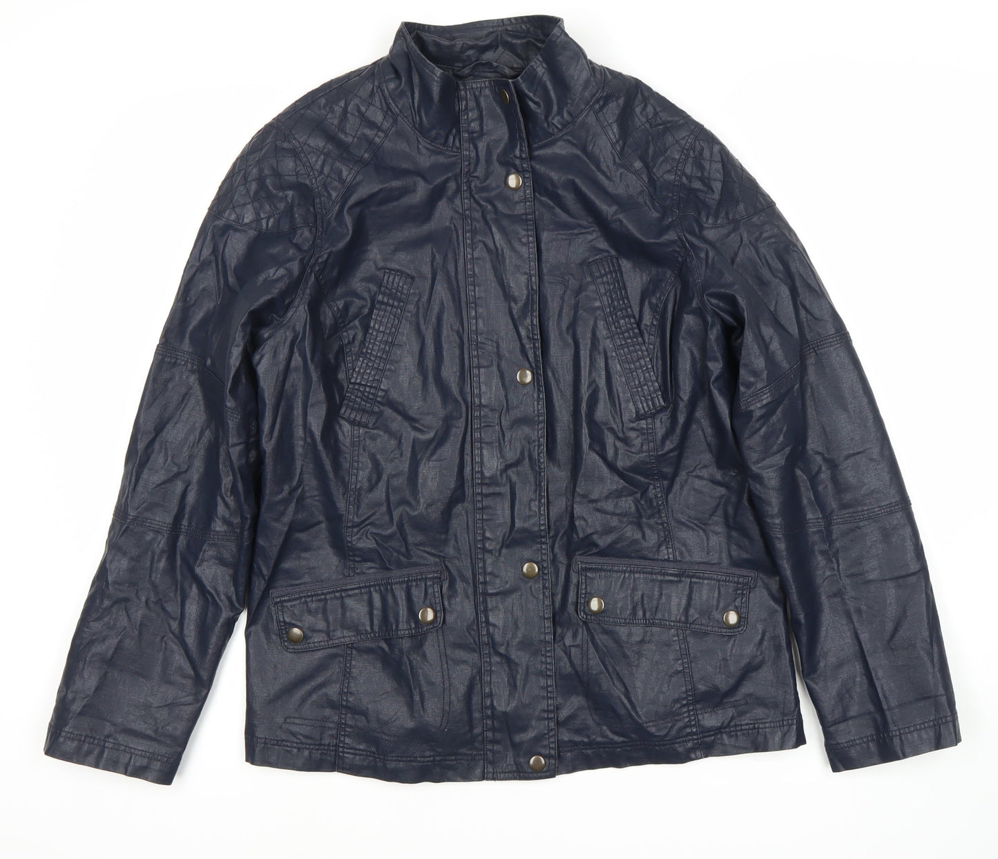 Marks and Spencer Women's Blue Long Sleeve Jacket Size 14