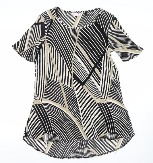 Ulipia Women's Multicoloured Geometric Blouse Size 14
