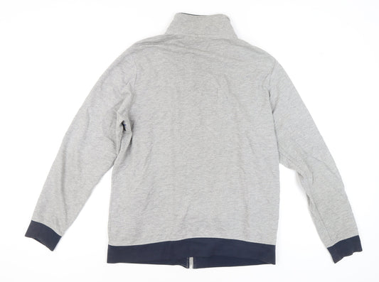 Livergy Men's Grey Full Zip Sweatshirt M
