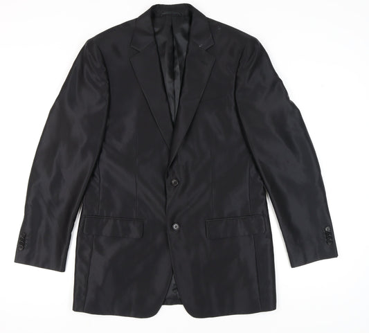 Pierre Cardin Men's Black Blazer, Size 40, Regular Fit